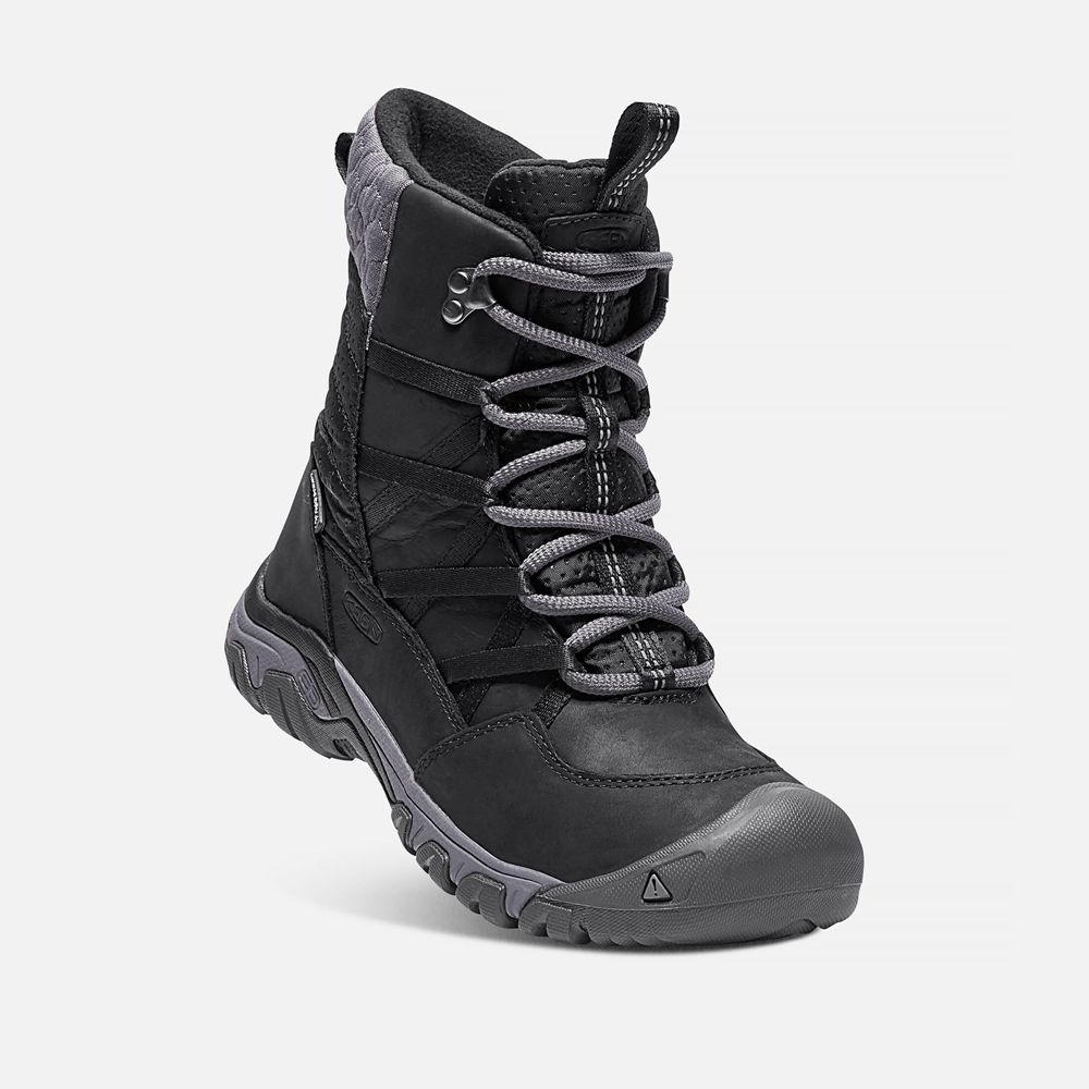 Botas de Invierno Keen Mexico Negros - Mujer Hoodoo Iii Lace Up - UX1795346